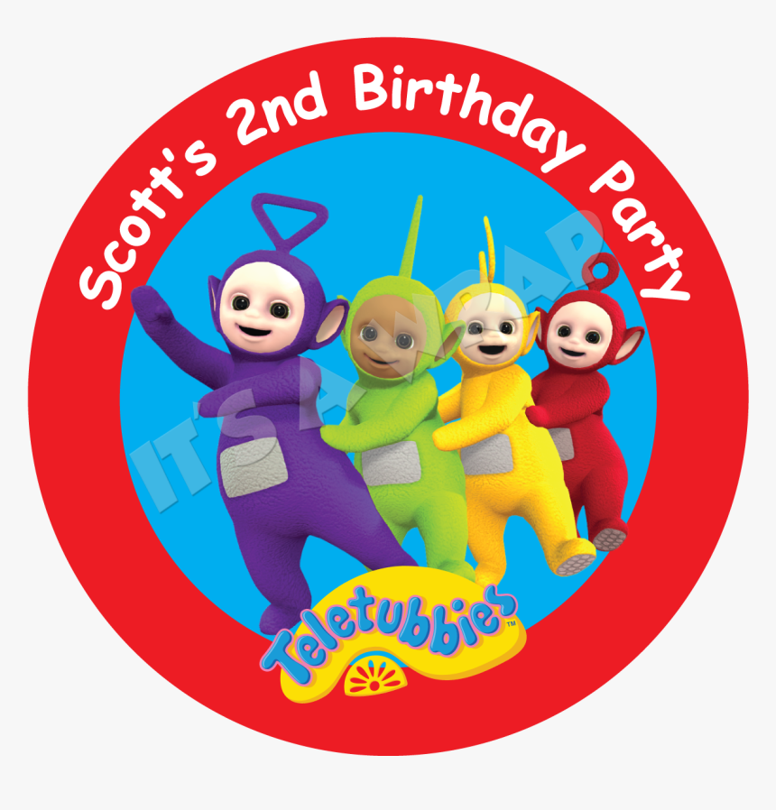 Teletubbies Party Box Stickers - Happy Birthday, HD Png Download