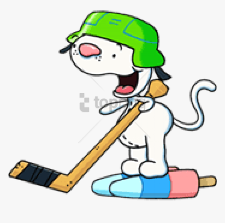 Free Png Download Binoo Playing Ice Hockey Clipart - Binoo Playing Hockey, Transparent Png