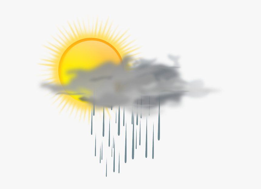 Sun And Rain Clouds, HD Png Download
