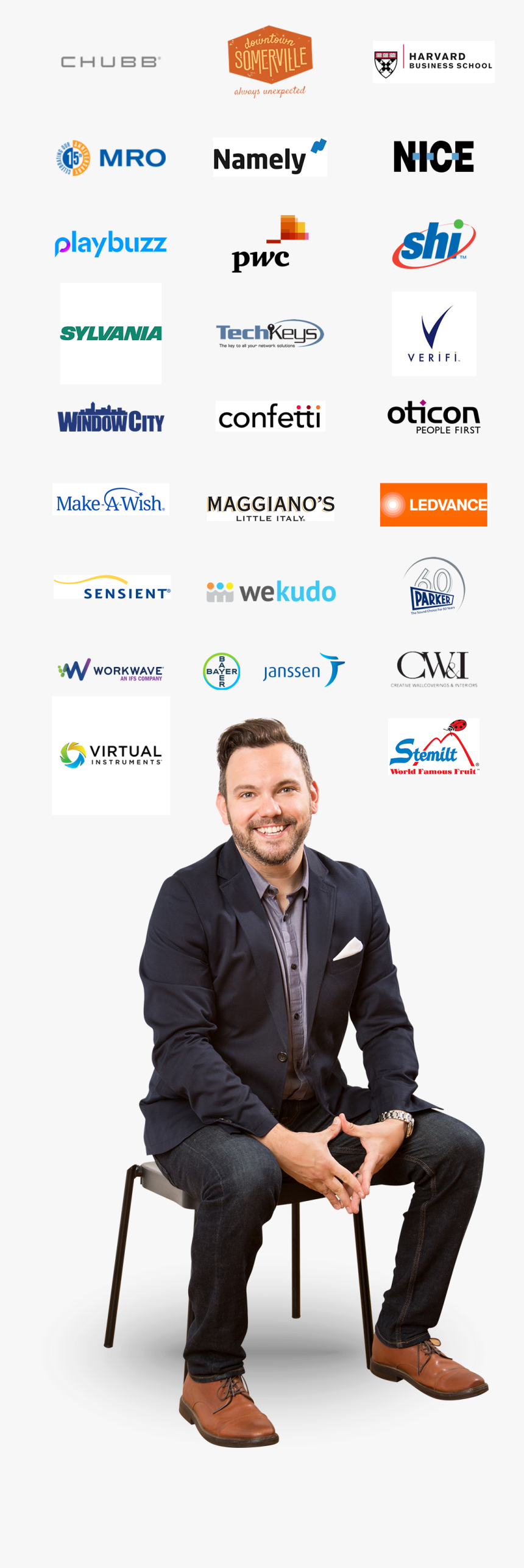 Mentalist With Corporate Clients - Sitting, HD Png Download