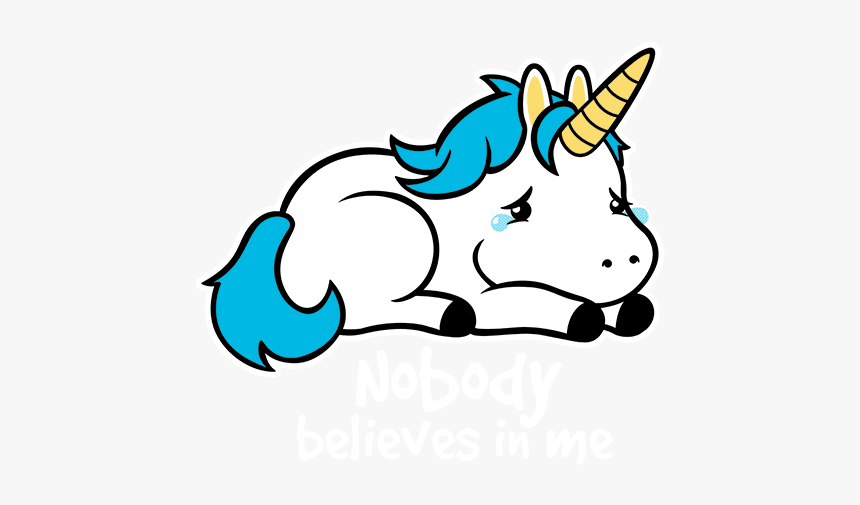 Unicorn Image - Sad Unicorn, HD Png Download