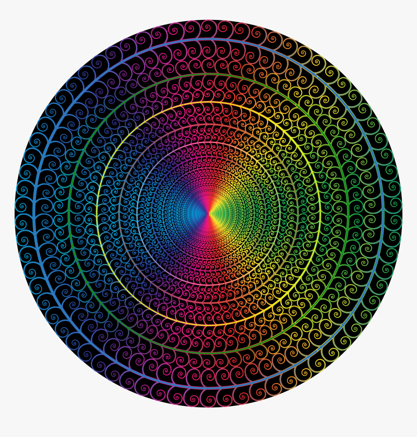 Rainbow Circle Border Transparent Clipart , Png Download - Portable Network Graphics, Png Download