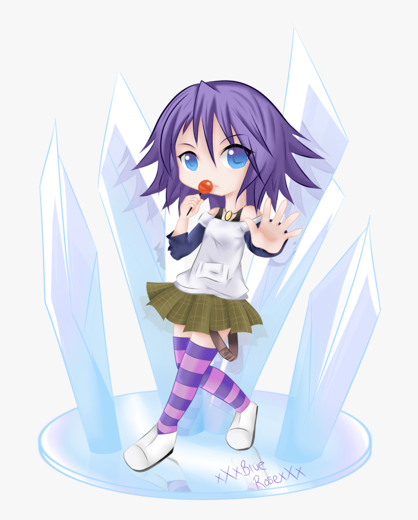 Rosario Vampire Anime, Vampire Images, Kawaii Chibi, - Rosario Vampire Mizore Chibi, HD Png Download
