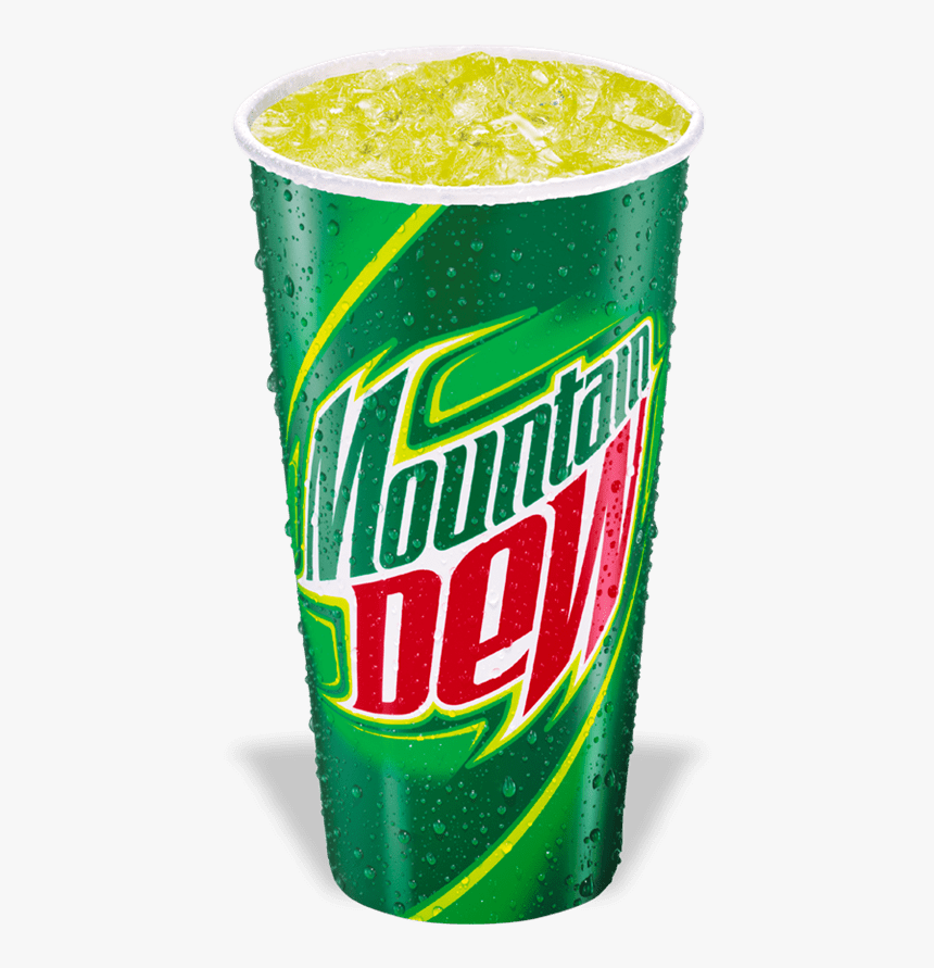 Mountain Dew In Paper Cup - Mountain Dew Small Cans, HD Png Download