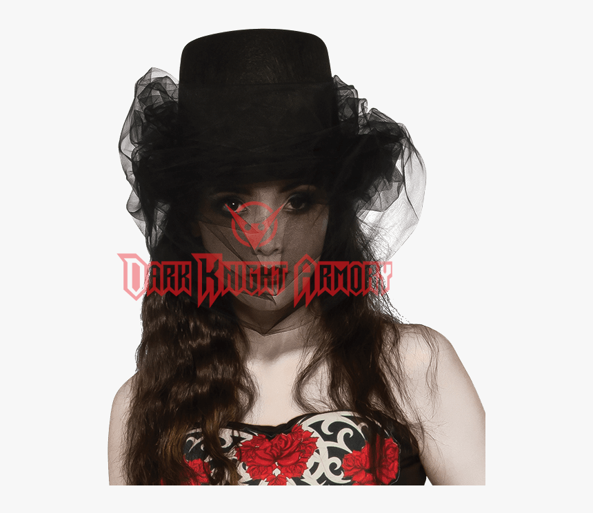 Transparent Top Hat Png - Womens Day Of The Dead Costume, Png Download