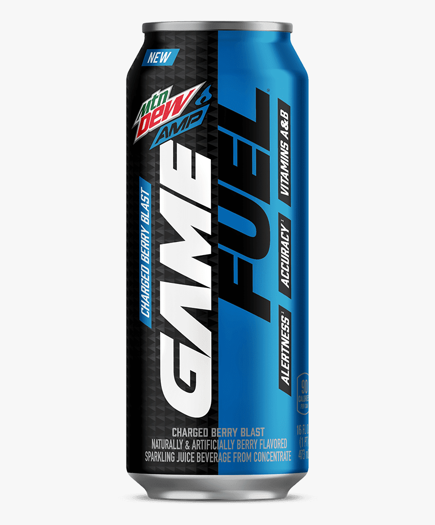 Mtn Dew® Amp® Game Fuel® Charged Berry Blast - Mountain Dew Game Fuel, HD Png Download