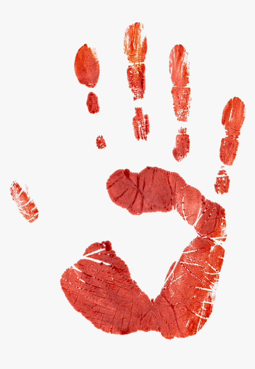 The Apocalyptic War Has Finally Come Open - Bloody Handprint Transparent Background, HD Png Download