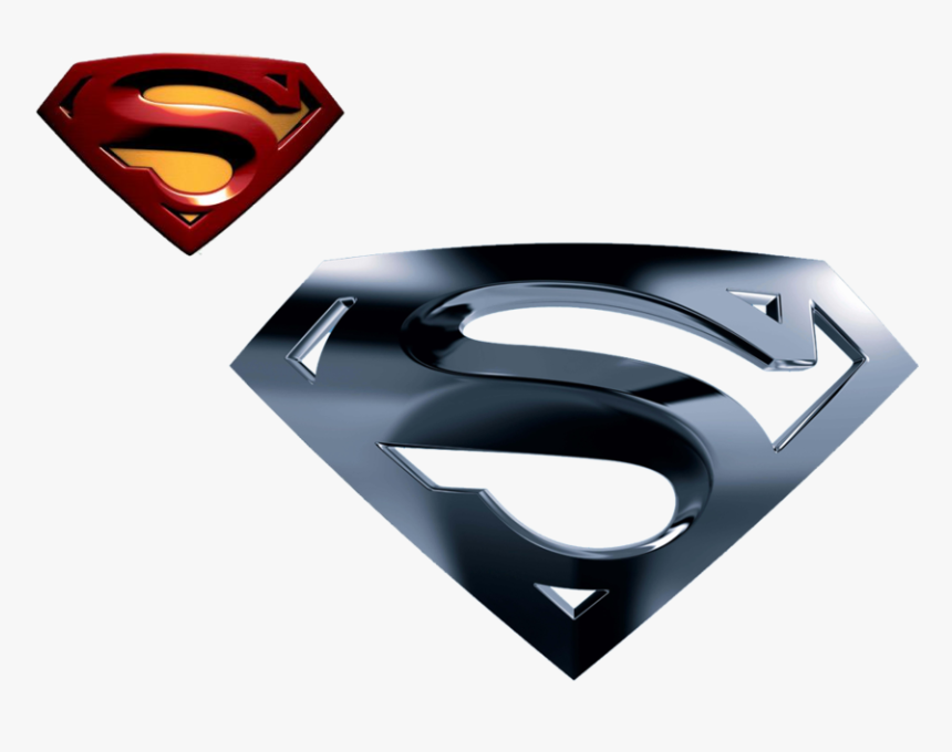 Black Superman Logo Png, Transparent Png