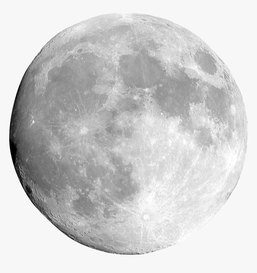 Black And White Moon Png Image - Moon Png, Transparent Png