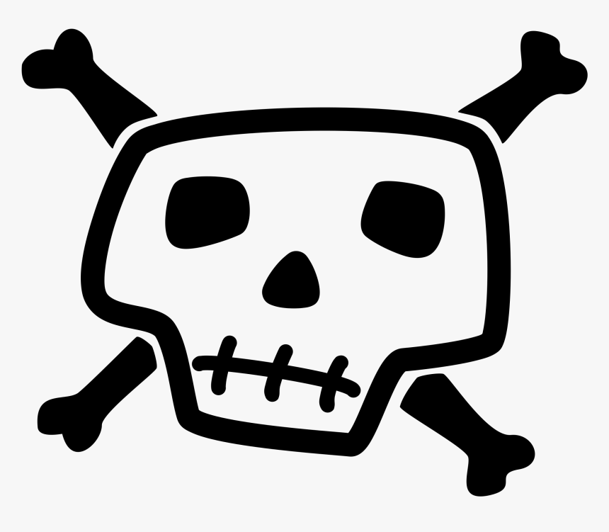 Skull And Crossbones Clip Art, HD Png Download