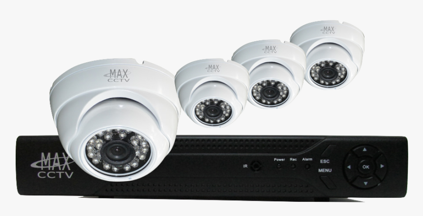 Max Plex4tk2 Hd Tvi 4 Cameras With Varifocal Lens Security - Surveillance Cameras .png, Transparent Png