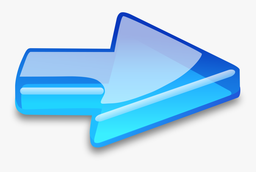 Blue Glass Arrow, HD Png Download