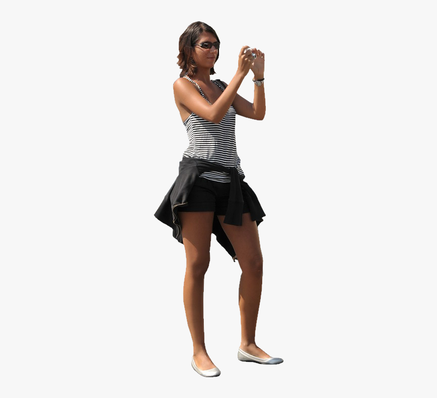 Camera Girl Png, Transparent Png