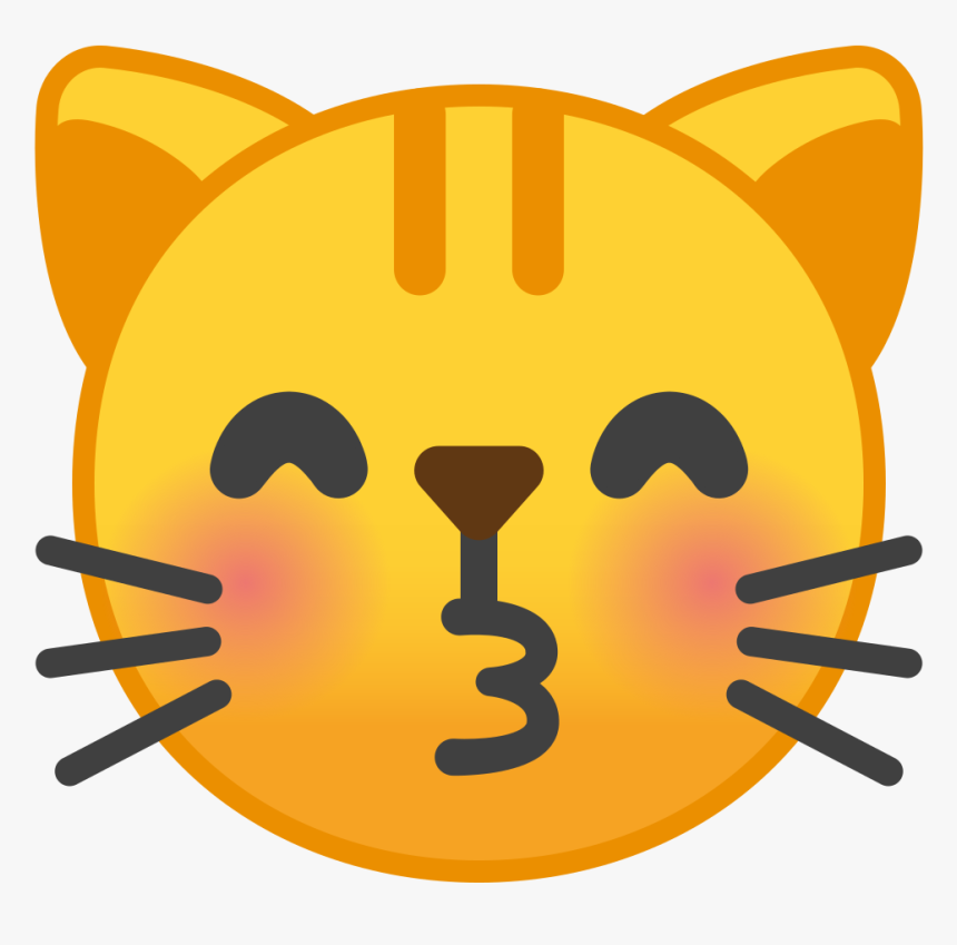 Cat Nose Png -cat Face With Wry Smile Icon - Cat Emoji Sad, Transparent Png