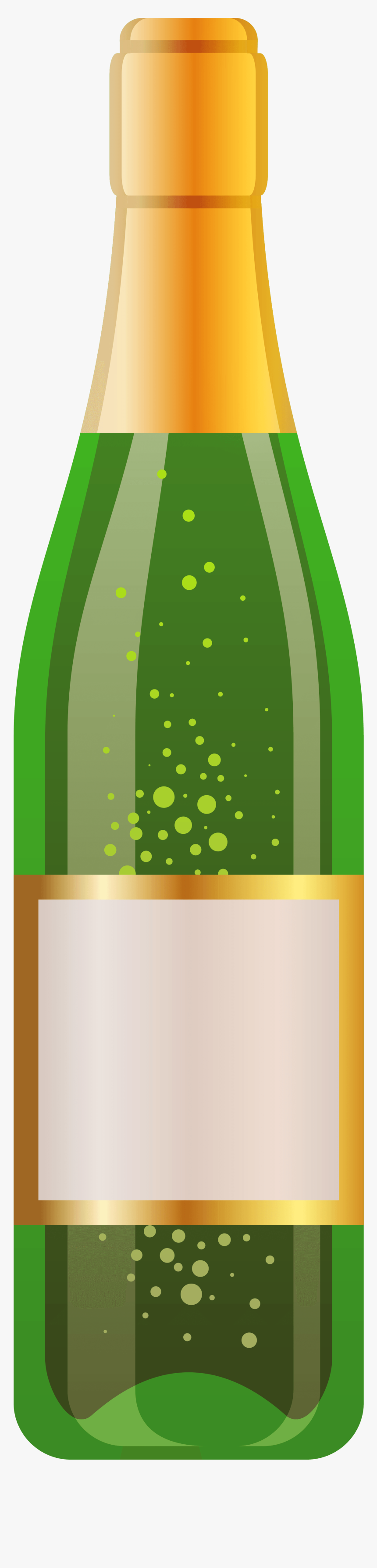Bottle Of White Wine Png Vector Clipart - ขวด แก้ว คลิป อาร์ต, Transparent Png