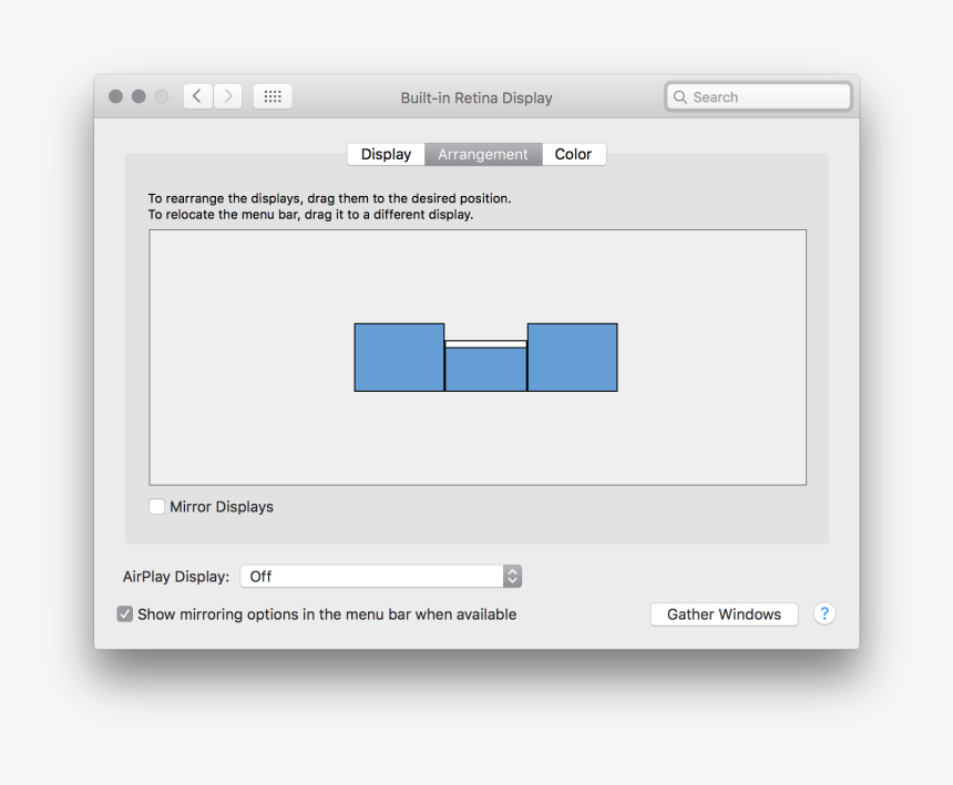 Enter Image Description Here - Two Monitors One Menu Bar El Capitan, HD Png Download