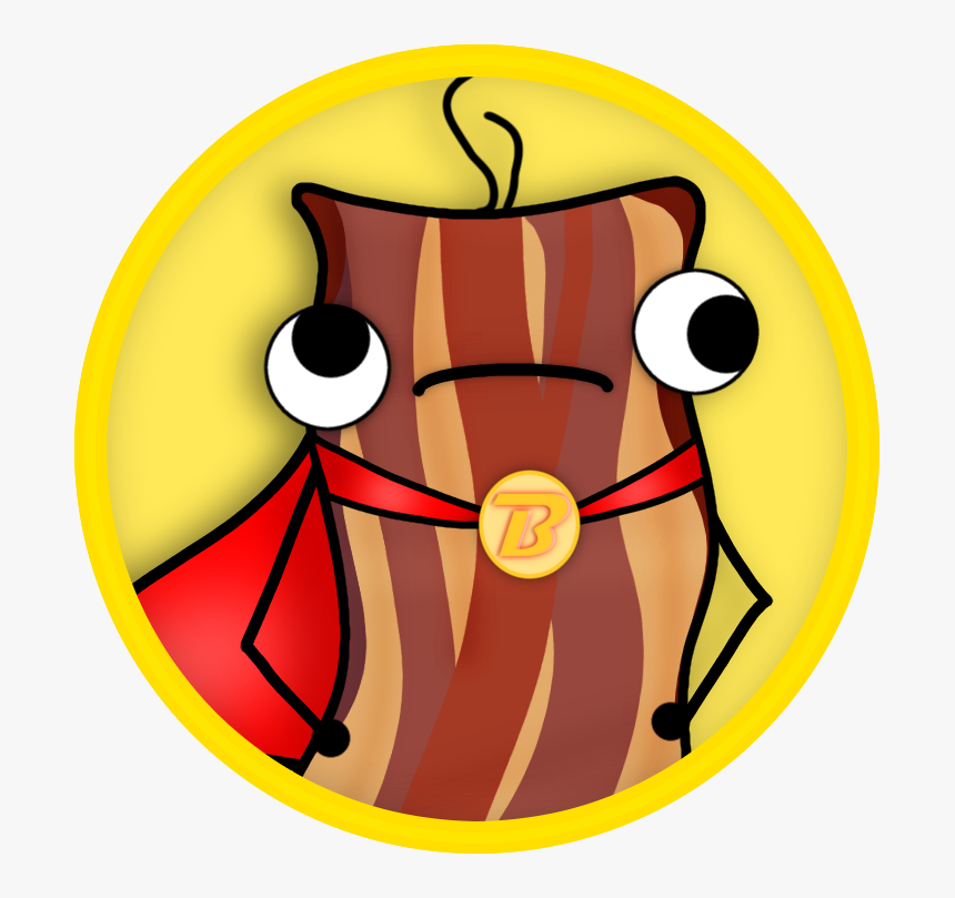Captain Bacon By Owlwishes-oak - Animated Bacon Png, Transparent Png
