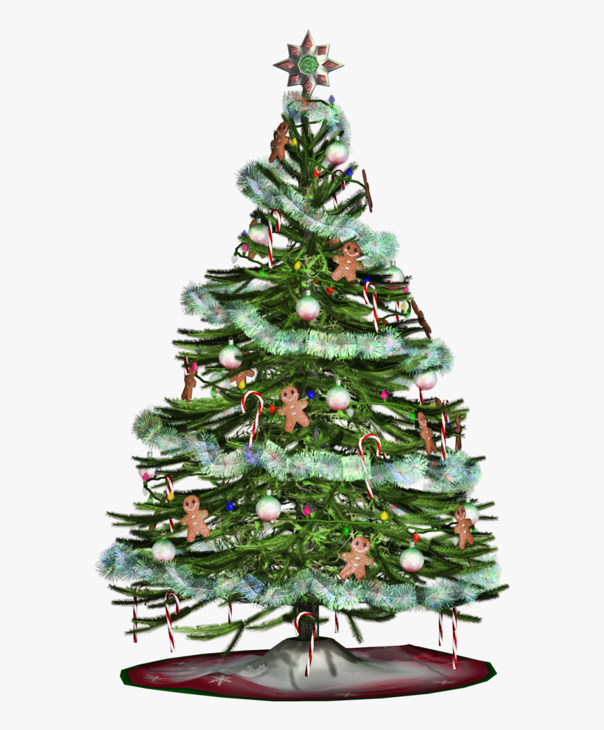 Free Png Teal Christmas Tree Png Images Transparent - Christmas Tree Renders, Png Download