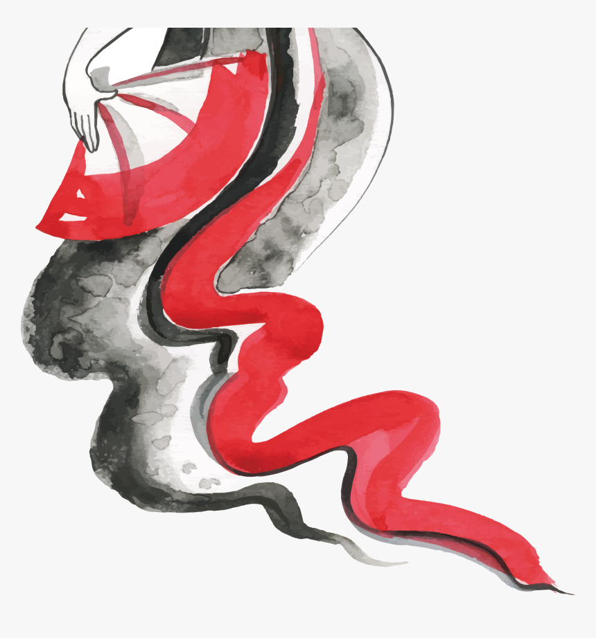 Traditional Japanese Illustration, HD Png Download