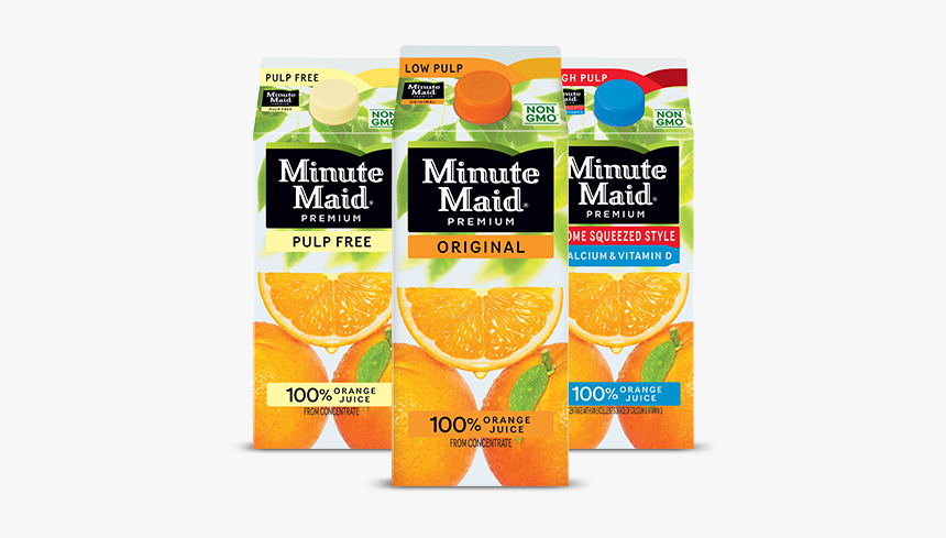 Fruit Juice Splash Png - Minute Maid Orange Juice, Transparent Png
