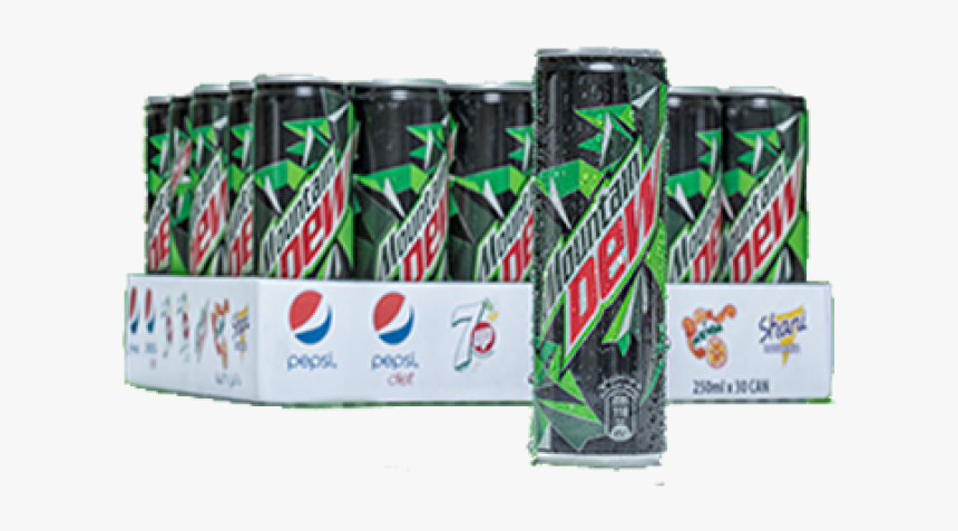 Mountain Dew-can 250x - Soft Drink, HD Png Download
