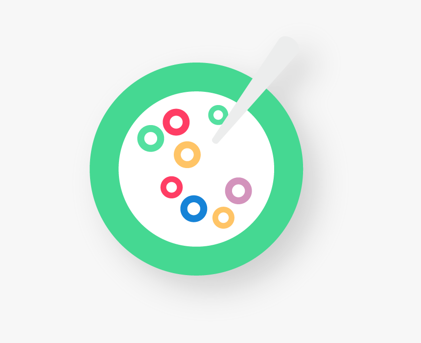 Breakfast Milk Bacon Clip Art - Circle, HD Png Download