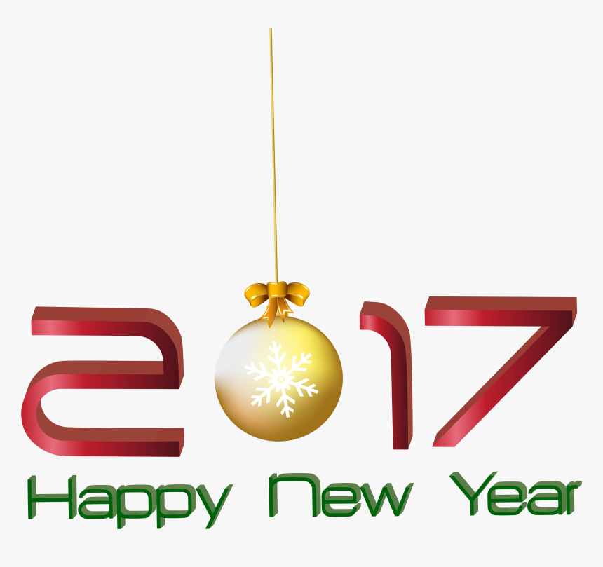 2017 Happy New Year Transparent Png Clip Art Image - Fête De La Musique, Png Download