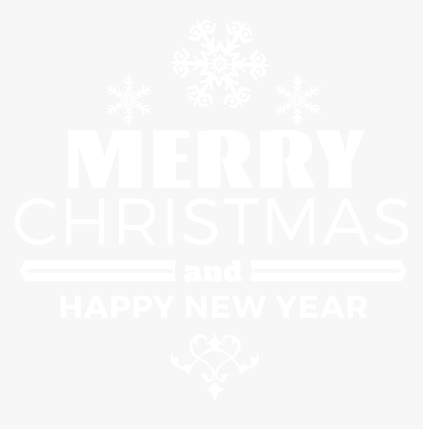 Merry Christmas And Happy New Year Text Png Clip Art, Transparent Png