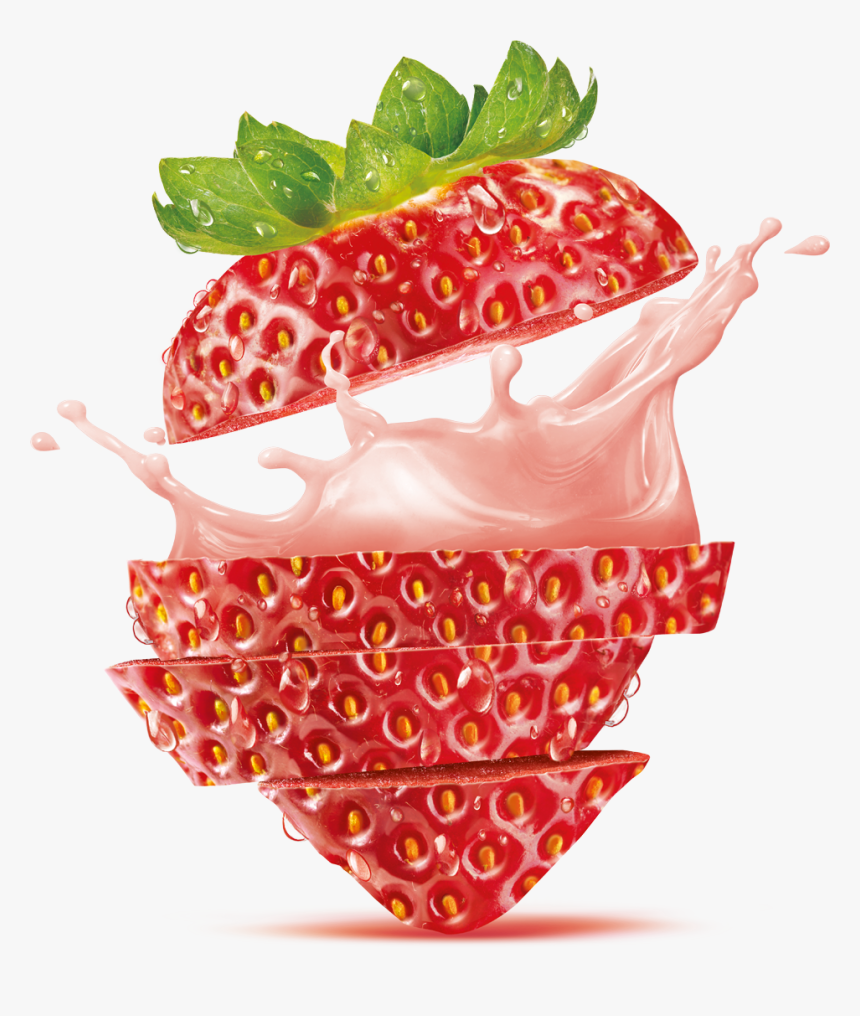Soy With Fruits Packaging - Juice Strawberry Png, Transparent Png