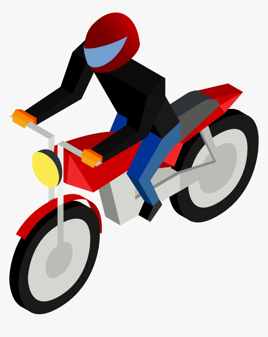 Motor, Motor Vehicle, Motorcycle, Sports Car - Motorcycle Driver Clipart, HD Png Download