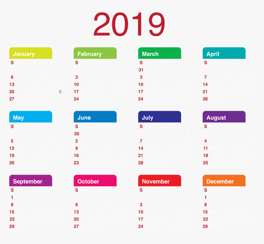 Calendar New Year Clip Art, HD Png Download