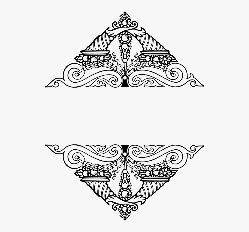 Vintage, Flourish, Frame, Divider, Ornament, Decorative - Illustration, HD Png Download