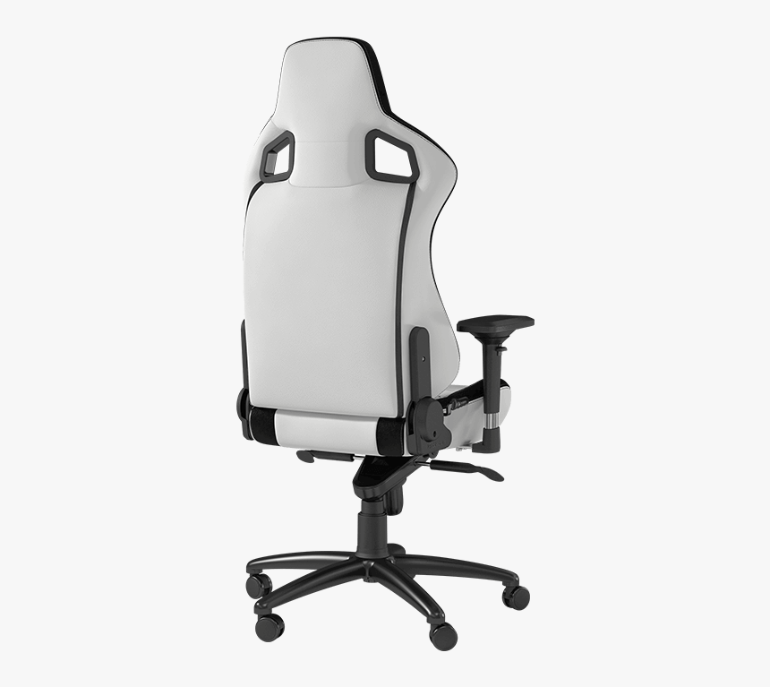 Gaming Chair Png - Gaming Chair White And Black, Transparent Png