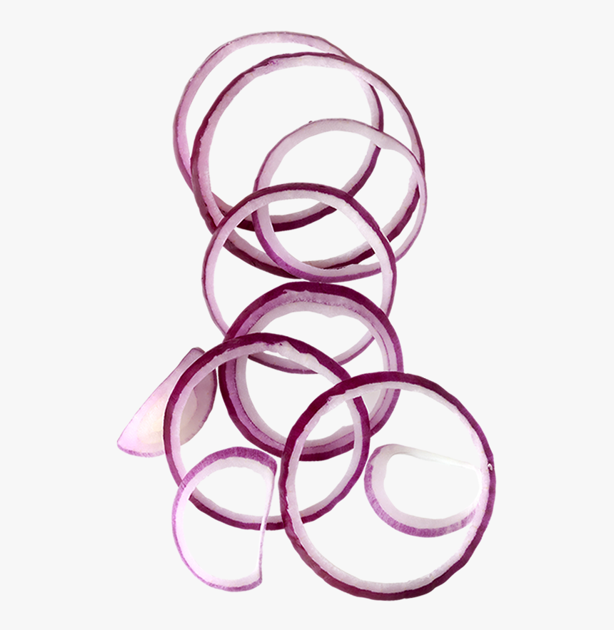 Red Onion Sliced Png, Transparent Png