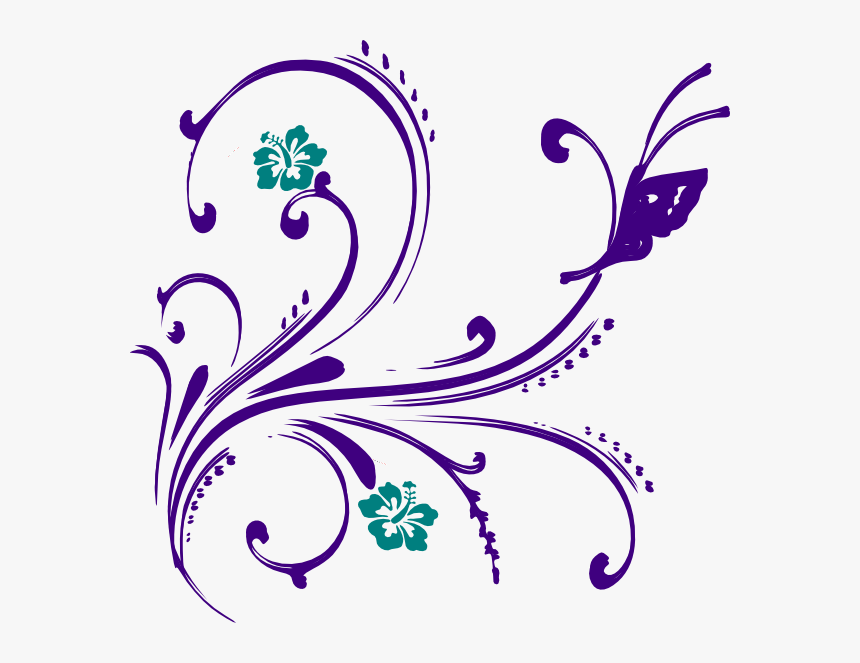 White Floral Designs Png, Transparent Png