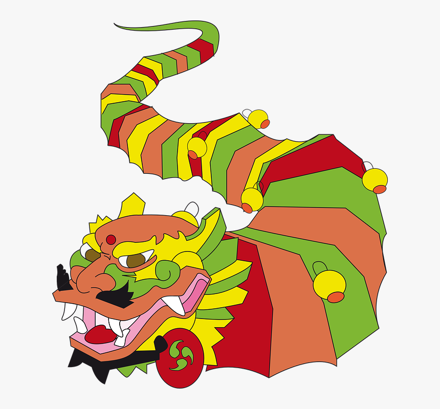 Creature Dragon, Chinese, Animal, Creature - Chinese New Year Dragon Gifs, HD Png Download