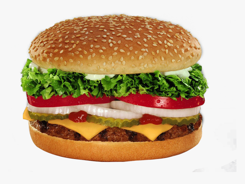 Burger King Whopper With Cheese Png Image - Organisational Structure Of Burger King, Transparent Png