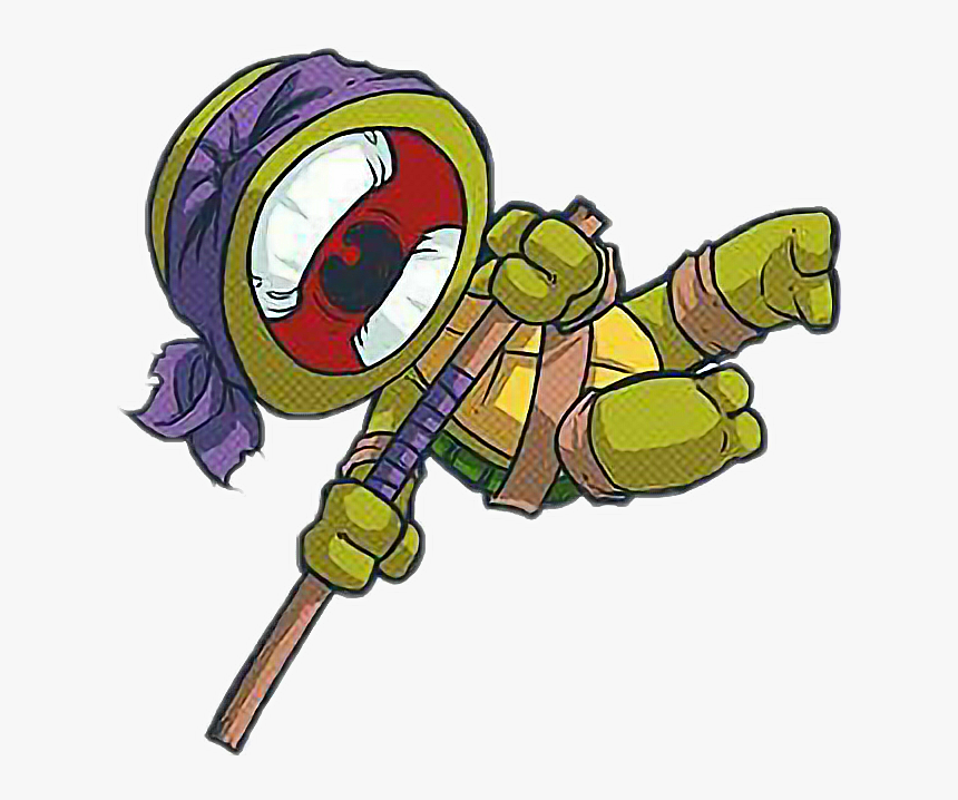 #tmnt #tortugasninja #donatelo #donnie - Teenage Mutant Ninja Turtles Chibi, HD Png Download