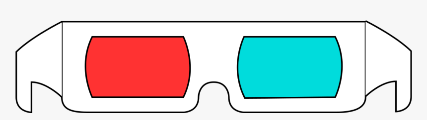 Old 3d Glasses Png, Transparent Png