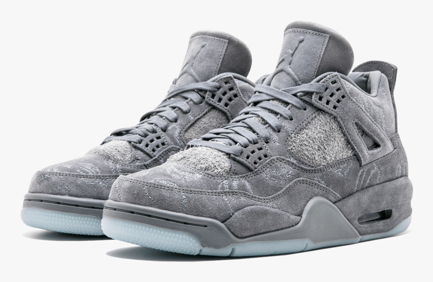 Transparent Air Jordans Png - Jordan 4 Kaws Grey, Png Download