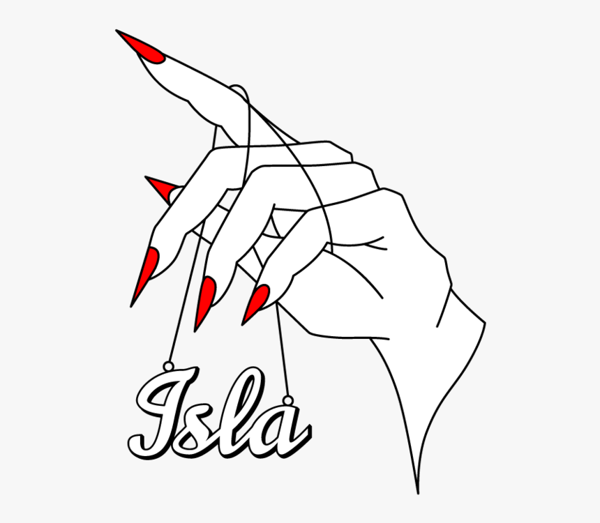 Isla Berlin - Nails Drawing, HD Png Download