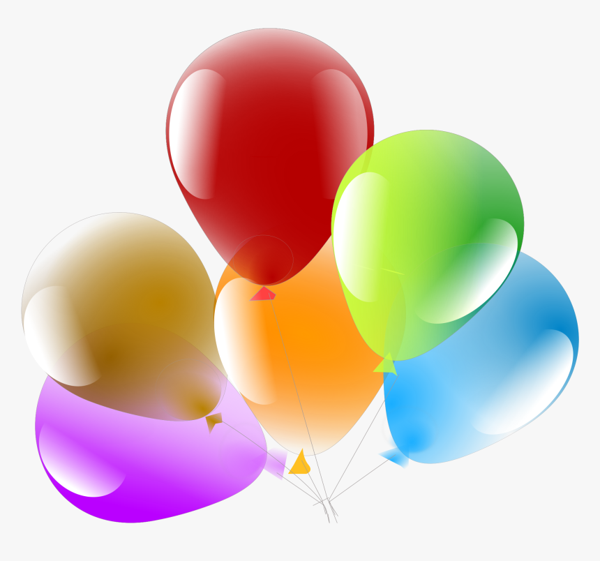 Globos, Celebración, Flotante, Colores, Aeróstatos - Baloes De Aniversario Png, Transparent Png