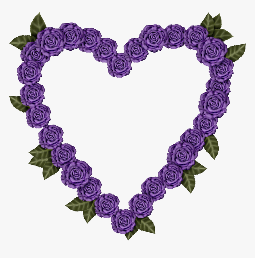 Marcos De Flores En Forma De Corazon, HD Png Download