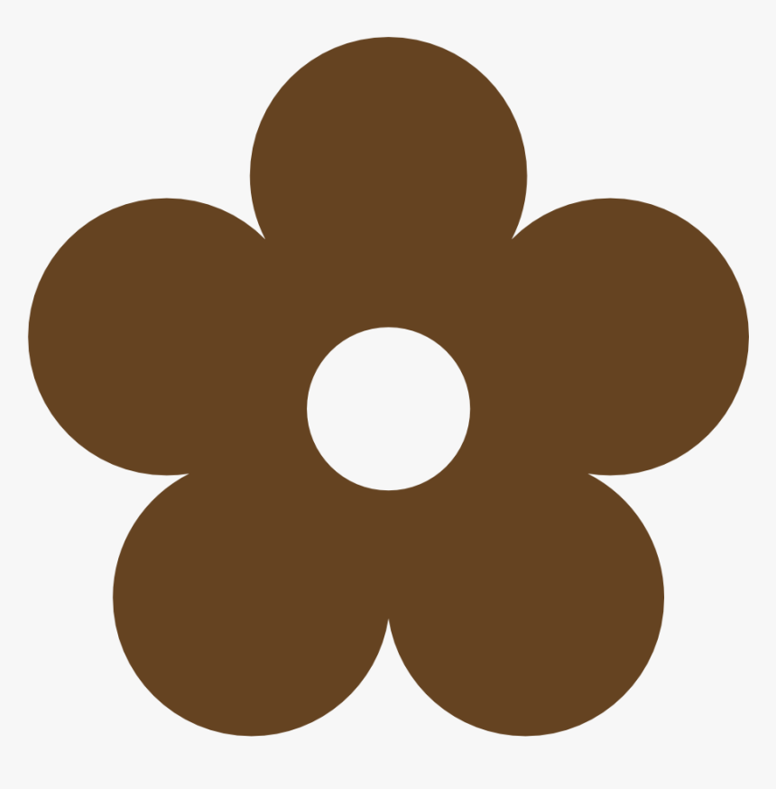 Brown Flower Clipart - Pink Flower Clipart, HD Png Download