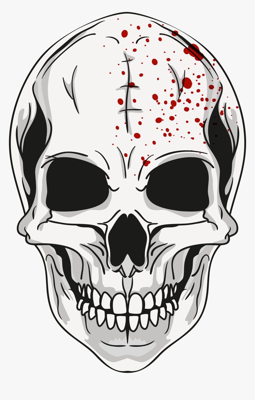 Calavera Skull Clip Art - Transparent Background Skull Png, Png Download