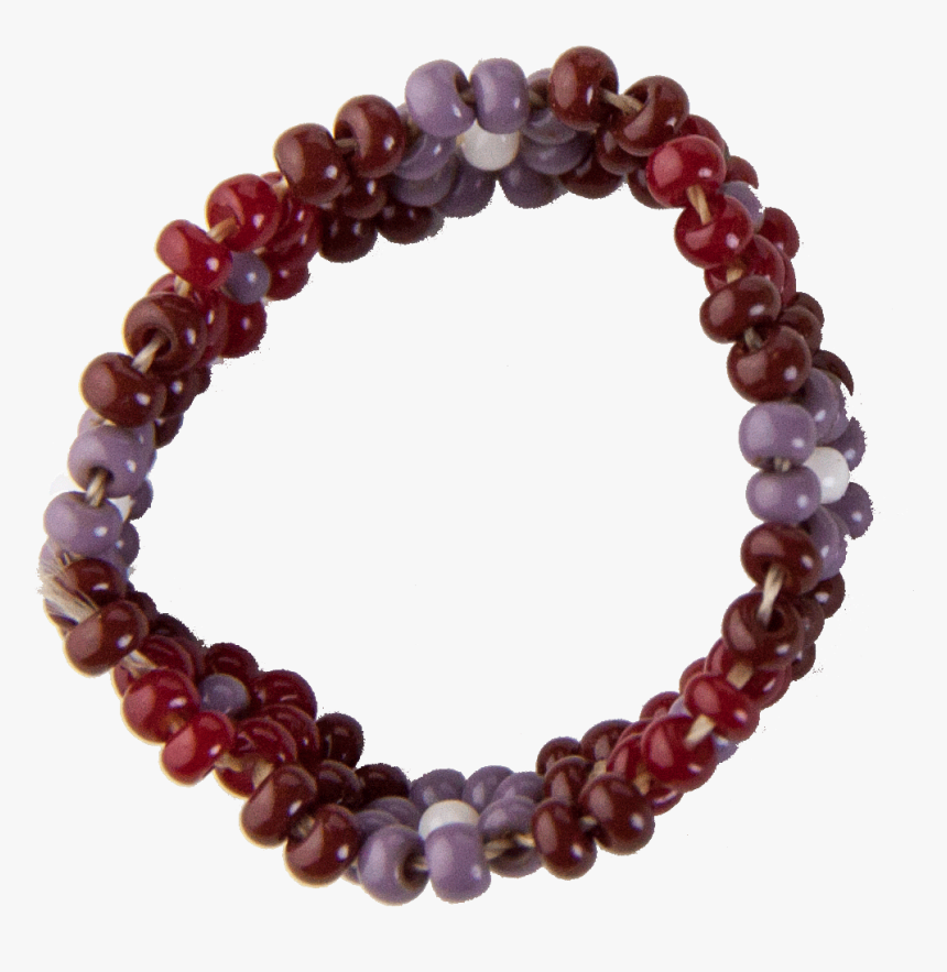 Anillo De Chaquira Flores Moradas - Bracelet, HD Png Download