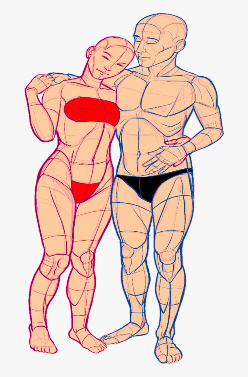 Couples Male Women Free Picture - Illustration, HD Png Download