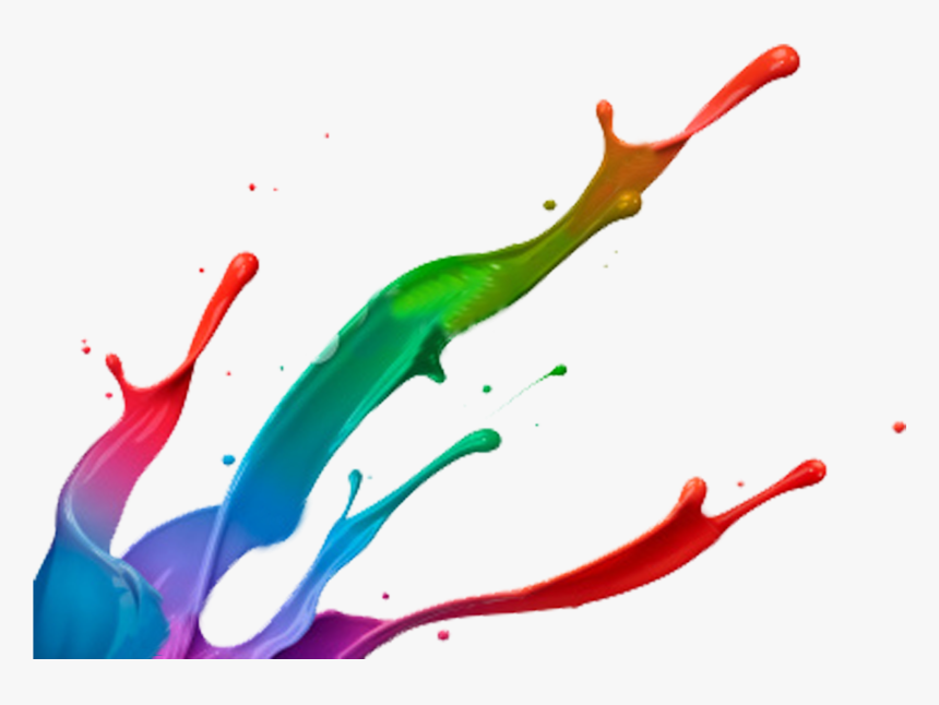 Paint Splatter Transparent Background - Transparent Background Paint Splash, HD Png Download