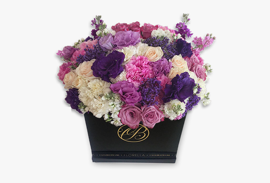 Caja Cuadrada De Flores Elizabeth - Bouquet, HD Png Download