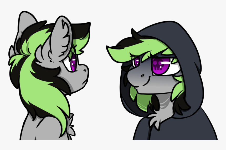 Spoopygander, Cape, Chest Fluff, Clothes, Doppleganger, - Cartoon, HD Png Download